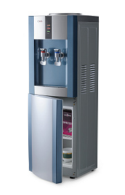 Кулер для воды LC-AEL-47с marengo/silver с шкафчиком